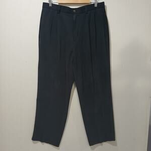 Tommy Bahama Pants Mens size 36x32 Black Silk St Thomas Classic